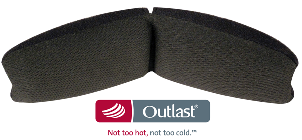 Outlast Head Pad close up with logo
