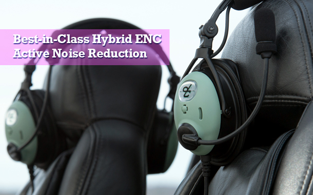 Best in class Hybrid ENC Active Noise Reduction